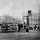 Монтаж электропроводов на Театральной площади, Москва 1900 год