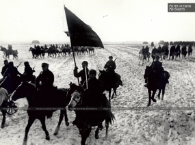 Западный фронт, конники-гвардейцы генерала П.А. Белова, декабрь 1941 года