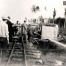 Роберт Классон во время испытания гидравлического способа добычи торфа, 1915 год