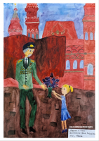 Рисунки детей сотрудников Мосэнерго о войне