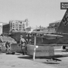 Сбитый немецкий самолет. Площадь Свердлова, 1942 г.