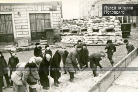 Электротранспорт в осажденной Москве использовался для транспортировки грузов