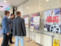 Выставка Мосэнерго в здании Газпрома