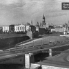 Кремль осенью 1941 г. Видна маскировка стен и башен.