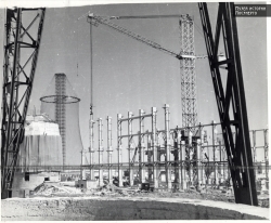 Строительство Ховринской  ТЭЦ (сегодня – ТЭЦ-21, филиал ОАО «Мосэнерго»), 1960-е годы