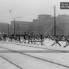 Противотанковые инженерные сооружения в Москве. 1941 г.