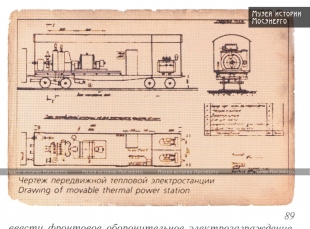 Чертеж передвижной тепловой электростанции