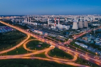 Первая газовая турбина энергоблока № 11 ПГУ-450Т на ТЭЦ-21