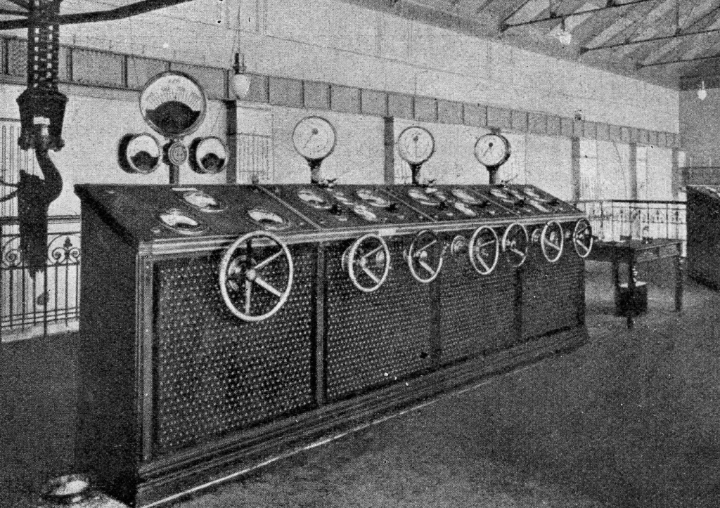 Распределитель тока высокого напряжения, Электростанция  у Малого Каменного моста, 2 февраля 1907 года..jpg